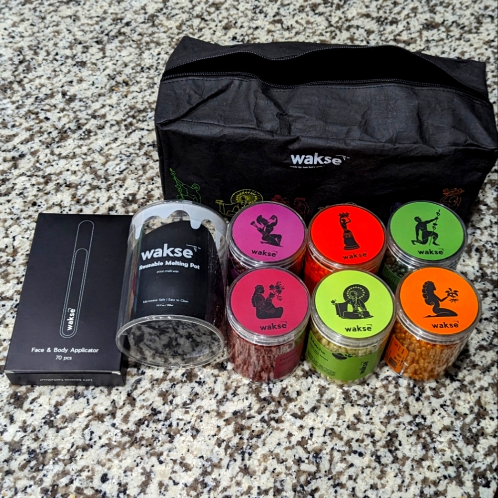 ✨Ultimate Face & Body Waxing Kit Wakse Amazing Wax All In One Bundle ☺️